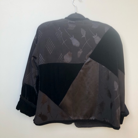 Max & Mabel Vintage Size 1 Jacket Silk Blend - Picture 6 of 6